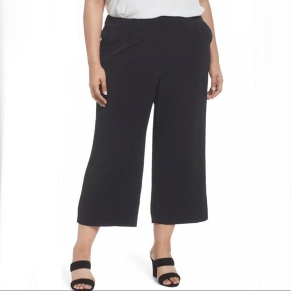 Sejour Pants - SEJOUR Crop Wide Leg Pants